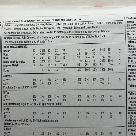 Simplicity 4106 That’s So Raven Disney Girls Plus Size BB 8 1/2 - 16 1/2 Pattern - Picture 6 of 6